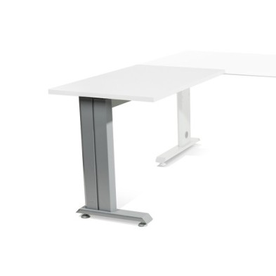 2102AC04-MESA ROCADA METAL ALA 100x60 ALUMINIO/BL precio por 1 unidades