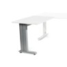 2102AC04-MESA ROCADA METAL ALA 100x60 ALUMINIO/BL precio por 1 unidades