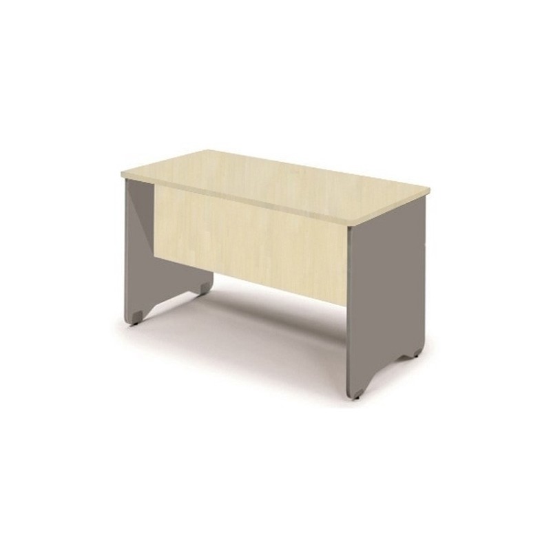 2000AB01-MESA ROCADA WORK 120x60 ALUMINIO/HAYA precio por 1 unidades