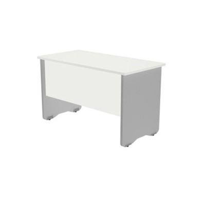 2000AN04V24-MESA ROCADA WORK 120x60 ALUMINIO/BLANCO precio por 1 unidades