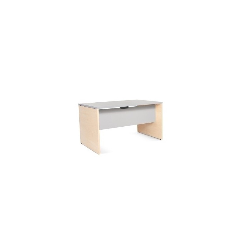 2001AA02-MESA ROCADA WORK 140x80 HAYA/GRIS precio por 1 unidades