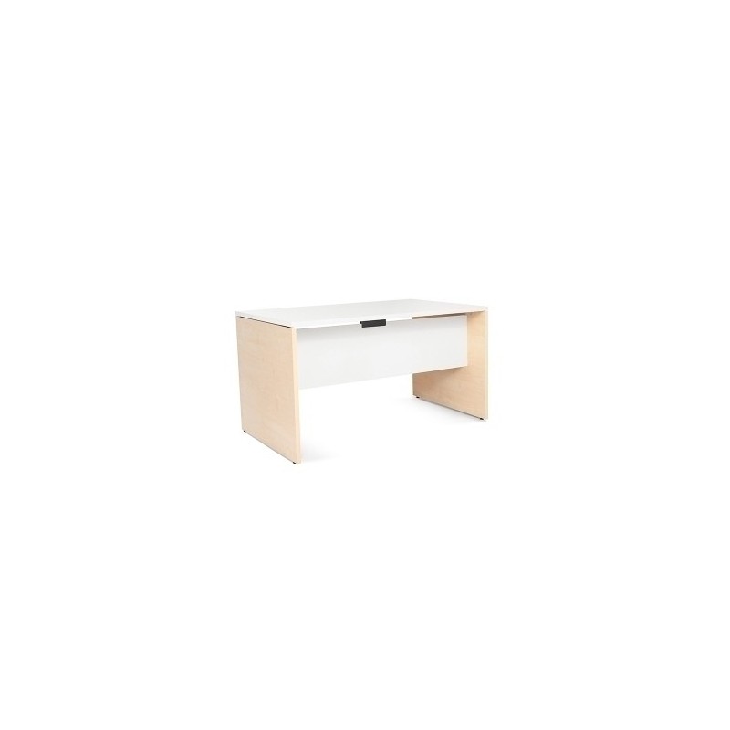 2001AA04V24-MESA ROCADA WORK 140x80 HAYA/BLANCO precio por 1 unidades