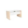 2001AA04V24-MESA ROCADA WORK 140x80 HAYA/BLANCO precio por 1 unidades