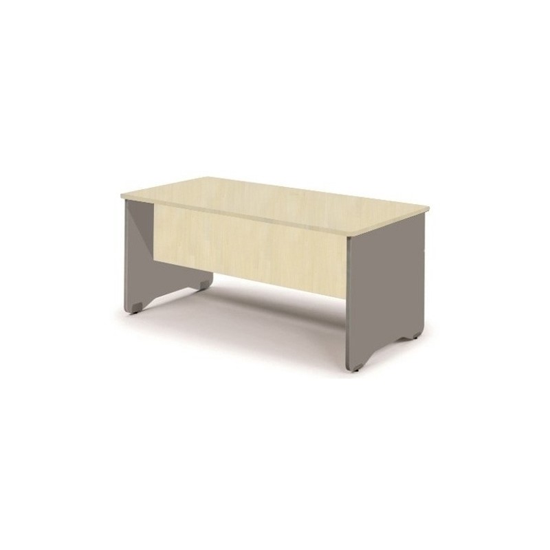 2001AB01-MESA ROCADA WORK 140x80 ALUMINIO/HAYA precio por 1 unidades