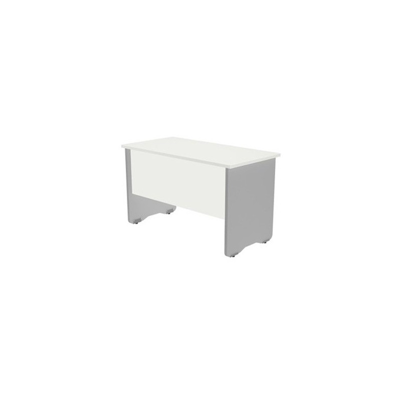 2001AN04V24-MESA ROCADA WORK 140x80 ALUMINIO/BLANCO precio por 1 unidades
