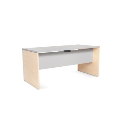 2002AA02-MESA ROCADA WORK 160x80 HAYA/GRIS precio por 1 unidades