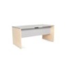 2002AA02-MESA ROCADA WORK 160x80 HAYA/GRIS precio por 1 unidades