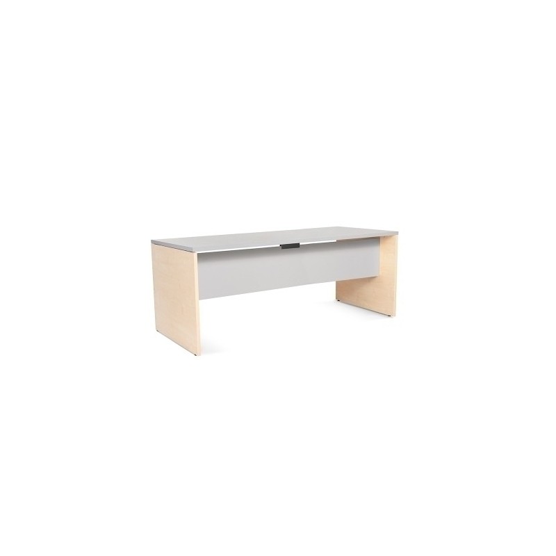 2003AA02-MESA ROCADA WORK 180x80 HAYA/GRIS precio por 1 unidades