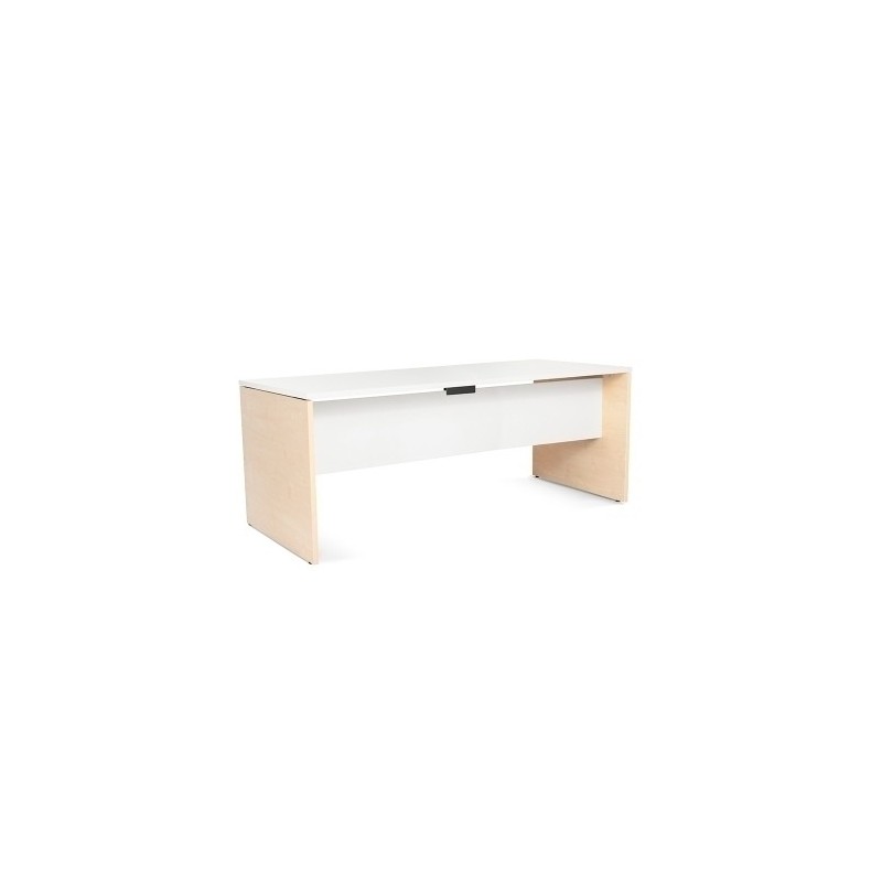2003AA04V24-MESA ROCADA WORK 180x80 HAYA/BLANCO precio por 1 unidades
