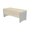 2003AB01-MESA ROCADA WORK 180x80 ALUMINIO/HAYA precio por 1 unidades