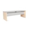 2004AA02-MESA ROCADA WORK 200x80 HAYA/GRIS precio por 1 unidades