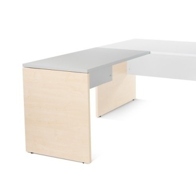 2102AA02-MESA ROCADA WORK ALA 100x60 HAYA/GRIS precio por 1 unidades