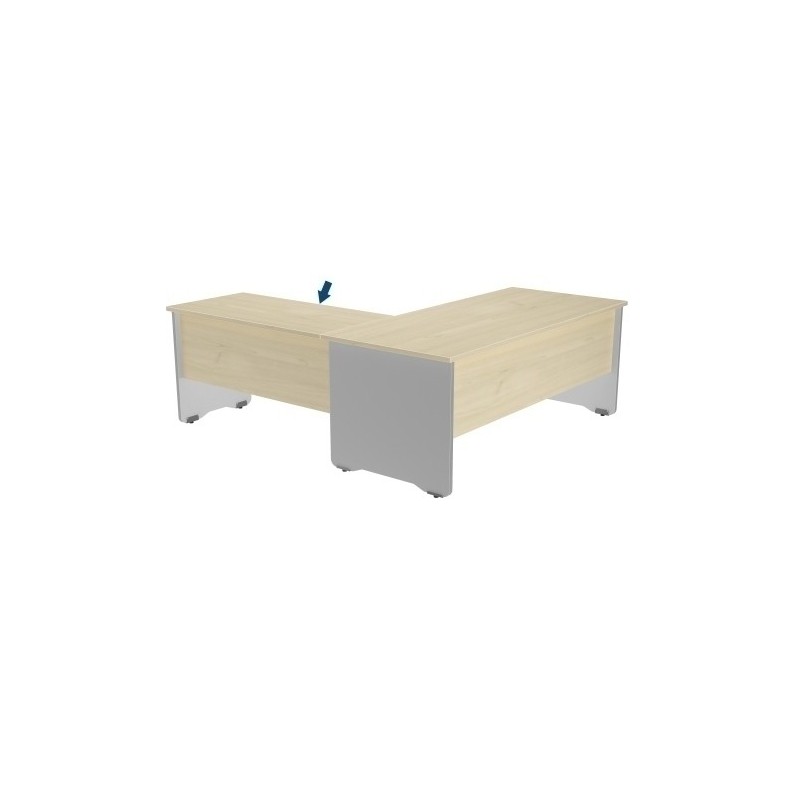 2102AB01-MESA ROCADA WORK ALA 100x60 ALUMINIO/HAY precio por 1 unidades