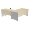 2102AB01-MESA ROCADA WORK ALA 100x60 ALUMINIO/HAY precio por 1 unidades