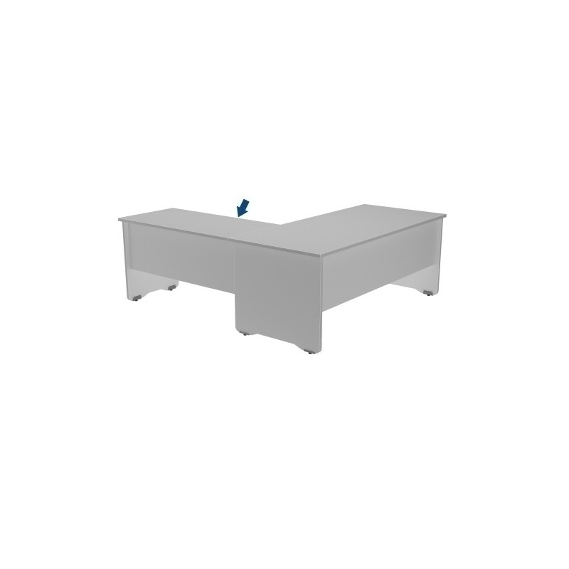 2102AN02V24-MESA ROCADA WORK ALA 100x60 ALUMINIO/GRI precio por 1 unidades