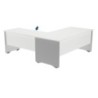 2102AN04V24-MESA ROCADA WORK ALA 100x60 ALUMINIO/BLA precio por 1 unidades