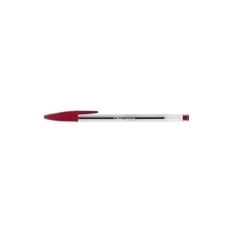 8373619-BOLIG.BIC CRISTAL  ROJO precio por 50 unidades
