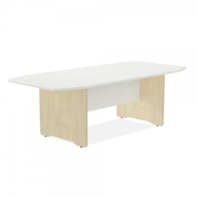 3003AA04V24-MESA ROCADA MEETING 220x100 HAYA/BLANCO precio por 1 unidades
