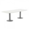 3003AT04-MESA ROCADA MEETING 220x100 AL/BLANCO precio por 1 unidades