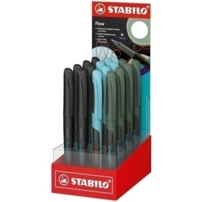 6031/16-1-BOLIGRAFO STABILO FLOW 0.5 SURTIDO EX.16 precio por 1 unidades
