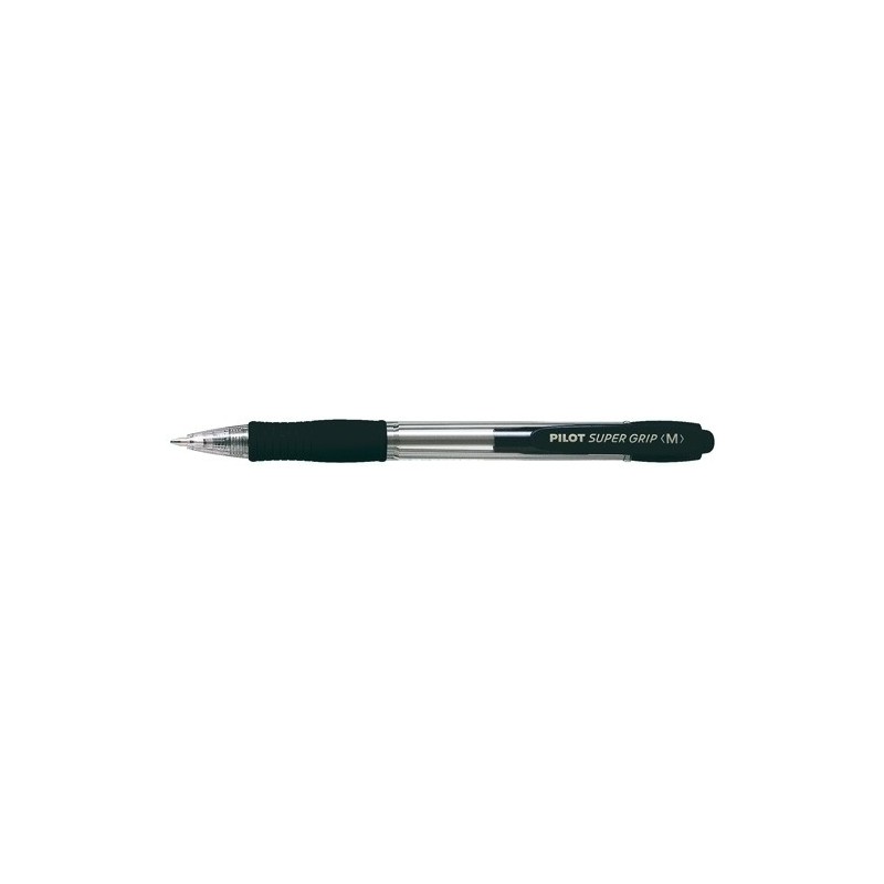 BPGP-10R-M-B-BOLIG.PILOT SUPERGRIP NEGRO precio por 12 unidades