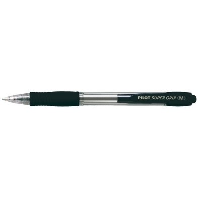 BPGP-10R-M-B-BOLIG.PILOT SUPERGRIP NEGRO precio por 12 unidades