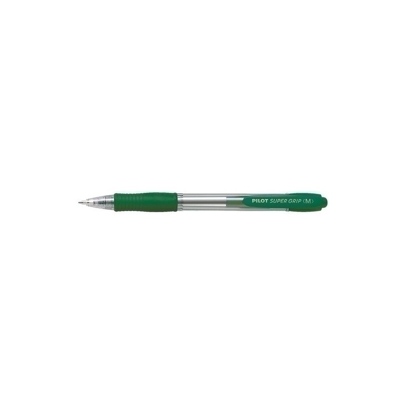 BPGP-10R-M-G-BOLIG.PILOT SUPERGRIP VERDE precio por 12 unidades