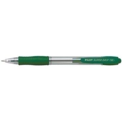 BPGP-10R-M-G-BOLIG.PILOT SUPERGRIP VERDE precio por 12 unidades