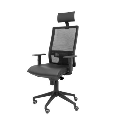 10SPIELNE-SILLA PIQUERAS HORNA C/ CAB. PIEL NEGRO precio por 1 unidades