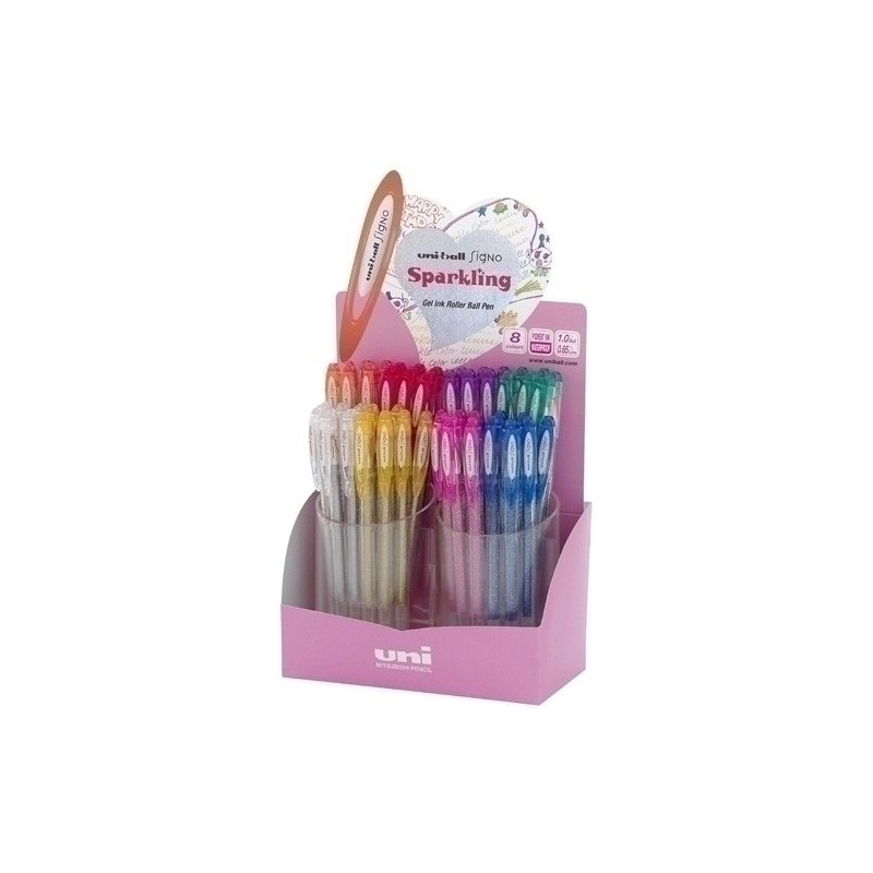 182634905-BOLI UNI BALL UM120 SPARKL  EXP.48 SURTI precio por 1 unidades