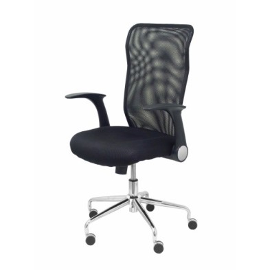 4031NE-SILLA PIQUERAS MINAYA TEJIDO 3D NEGRO precio por 1 unidades