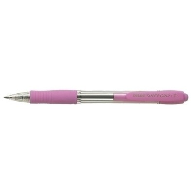 BPGP-10R-M-P-BOLIG.PILOT SUPERGRIP ROSA precio por 12 unidades