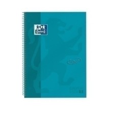 400075553-BLOCK OXF. EU.BOOK 1 A4 80h CD.5 AQUA precio por 5 unidades