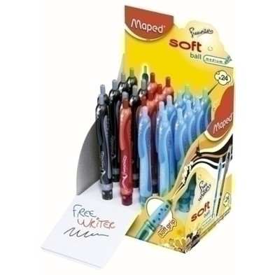 225134-BOLIGRAFO MAPED FREEWRITER RETR. EXP. 24 precio por 1 unidades