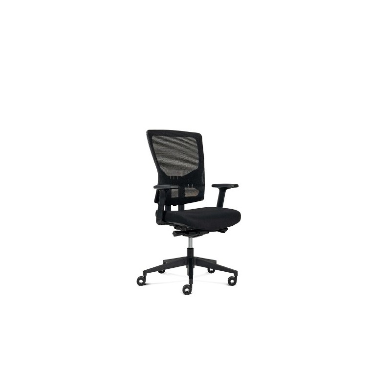 937V19-4-SILLA ROCADA OFICINATAPIZADO NEGRO precio por 1 unidades