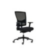 937V19-4-SILLA ROCADA OFICINATAPIZADO NEGRO precio por 1 unidades