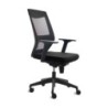 908-4-SILLA ROCADA TAPIZADO NEGRO precio por 1 unidades