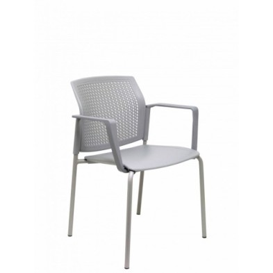 PACK4349PTGI40-SILLA PIQUERAS SEGE CONF.PVC GRIS P/4 precio por 1 unidades
