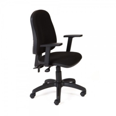 RD-911/4+958-SILLA ROCADA RD-911/4 NEGRO CON BRAZOS precio por 1 unidades