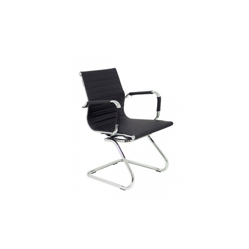 258CPNE-SILLA PIQUERAS MADROÑO SIMILPIEL NEGRO precio por 1 unidades