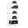202100204188035-ESTANTERIA HOMECLASSIC MINI 5 ESTANTES precio por 1 unidades