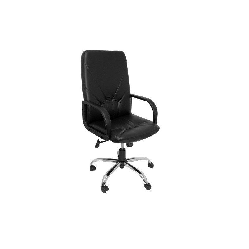 319NE-SILLA PIQUERAS ALBERCA SIMILPIEL NEGRO precio por 1 unidades