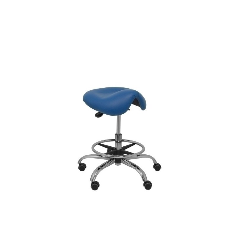 T16SPAZ-TABURETE PIQUERAS ALATOZ SIMILPIEL AZUL precio por 1 unidades