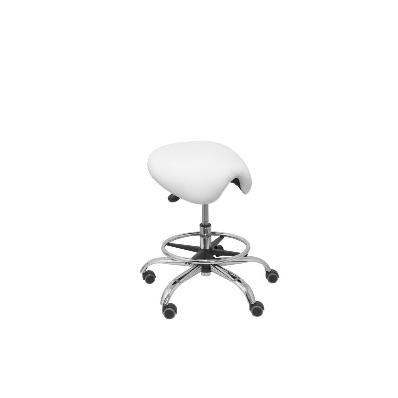 T16SPBL-TABURETE PIQUERAS ALATOZ SIMILPIEL BLANC precio por 1 unidades
