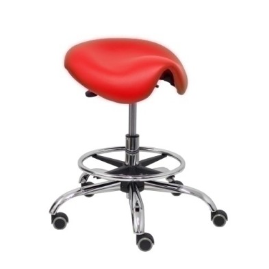 T16SPRJ-TABURETE PIQUERAS ALATOZ SIMILPIEL ROJO precio por 1 unidades