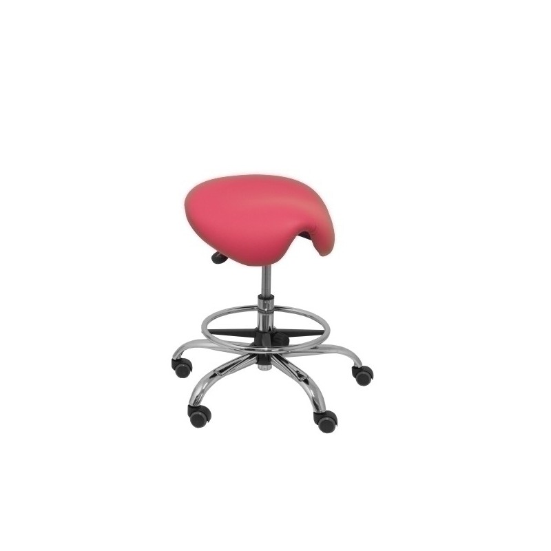 T16SPRS-TABURETE PIQUERAS ALATOZ SIMILPIEL ROSA precio por 1 unidades