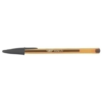 872731-BOLIG.BIC CRISTAL FINE NEGRO precio por 50 unidades