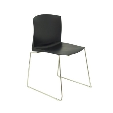 PACK465NE-SILLA PIQUERAS BONICHES CONF.PVC NEGRO P precio por 4 unidades