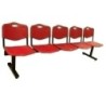 BAI5ESRJ-BANCADA PIQUERAS ALBATANA 5 PLZ.PVC ROJO precio por 1 unidades