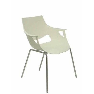 PACK3248BL-SILLA PIQUERAS TORRENUEVA CONF.PVC BLANC precio por 3 unidades